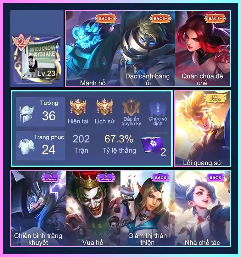 Nakroth Lôi Quang Sứ...TRẮNG THÔNG TIN