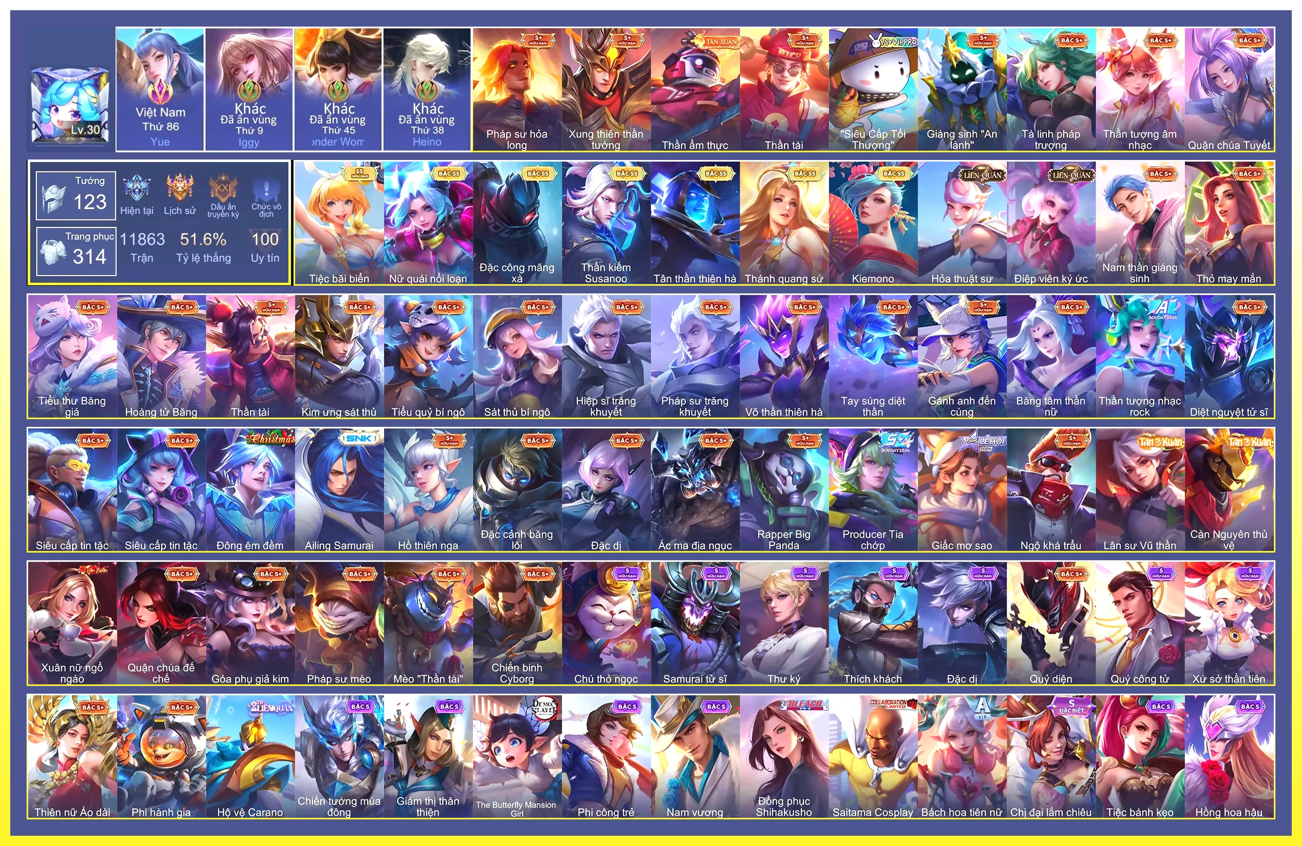 Richter susanoo,Vio bãi biển,Tulen tân thần thiên hà…