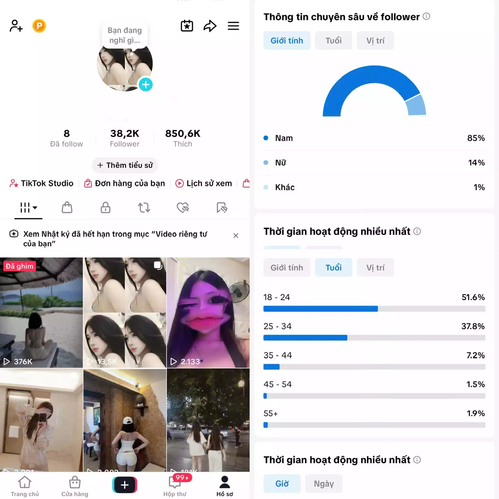 Tài khoản người dùng, đầy đủ chức năng, đổi được tên, id, username. Hỗ trợ liên kết và bảo mật thông tin chính chủ khi mua tài khoản.