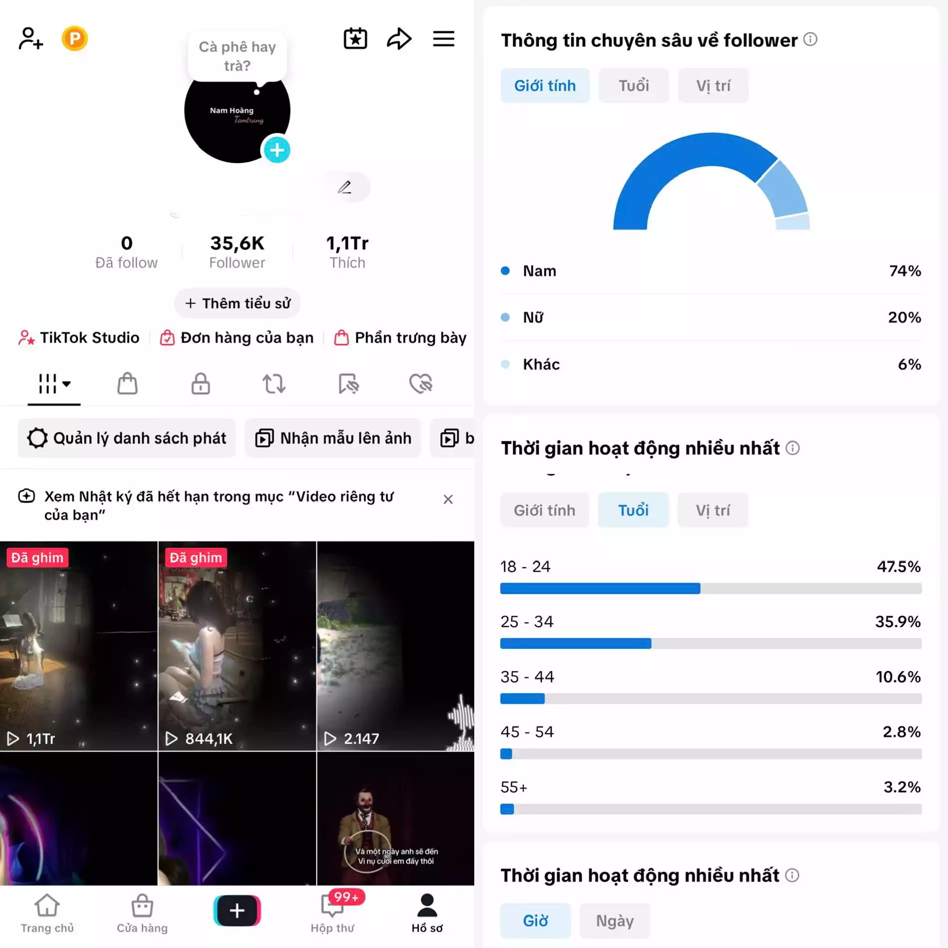 Tài khoản người dùng, đầy đủ chức năng, đổi được tên, id, username. Hỗ trợ liên kết và bảo mật thông tin chính chủ khi mua tài khoản.