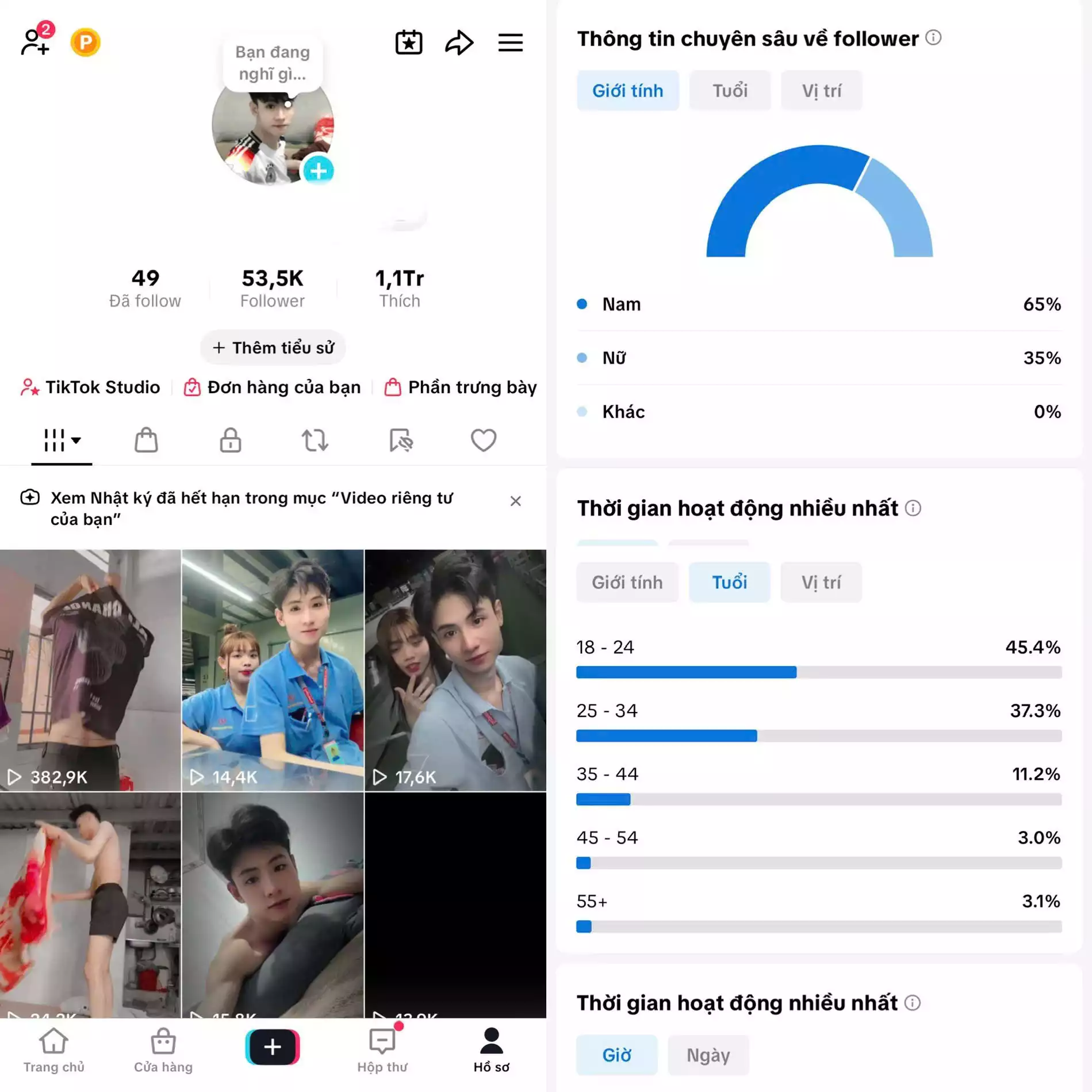 Tài khoản người dùng, đầy đủ chức năng, đổi được tên, id, username. Hỗ trợ liên kết và bảo mật thông tin chính chủ khi mua tài khoản.