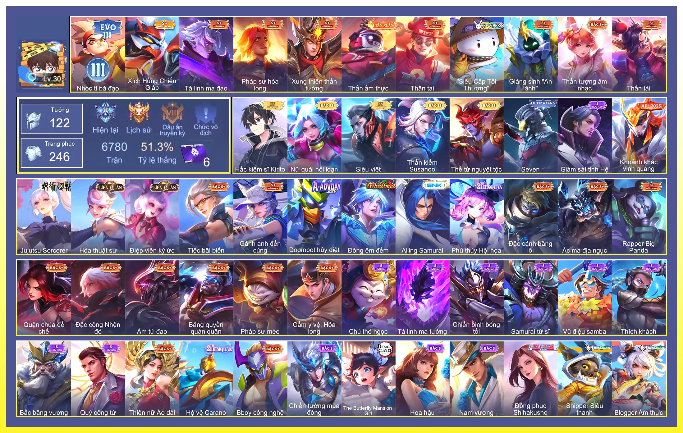 Ảnh Allain kirito v1, Flo tinh hệ, Flo seven, Richter thần kiếm, Yorrn nguyệt tộc…