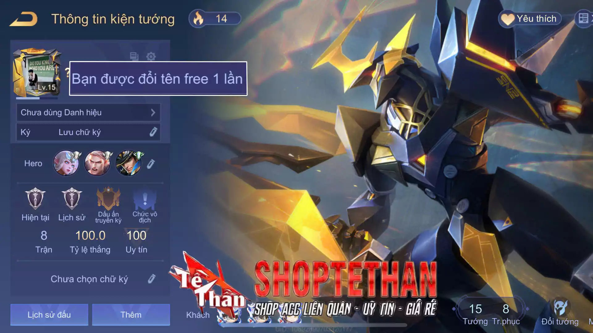 Triệu Vân Kỵ sĩ tận thế...TRẮNG THÔNG TIN