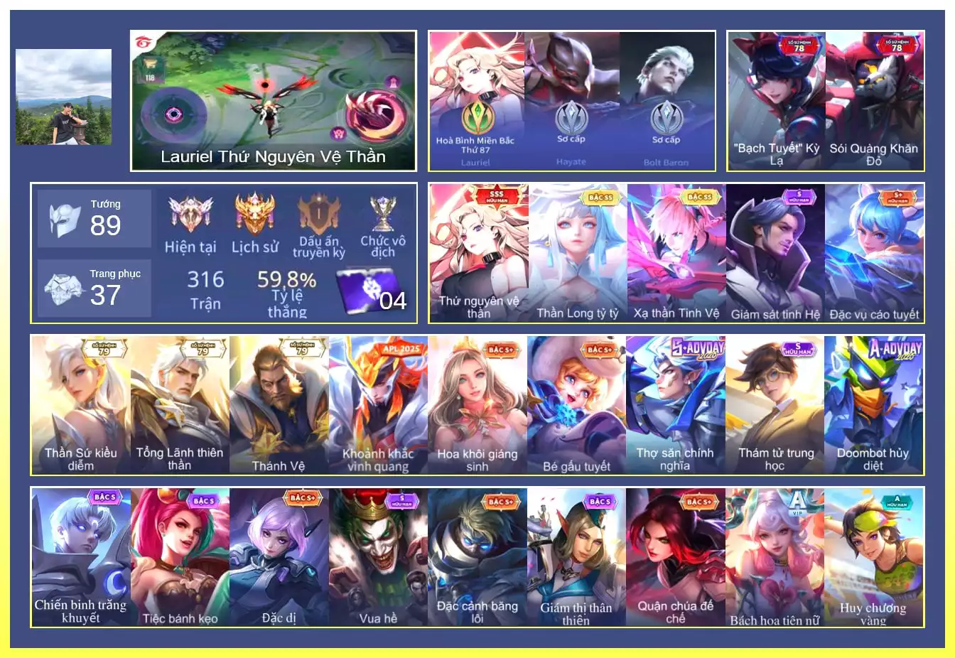 Lauriel Thứ nguyên vệ thần, Violet Thần long tỷ tỷ, Laville Xạ Thần Tinh Vệ ... Mỗi SĐT