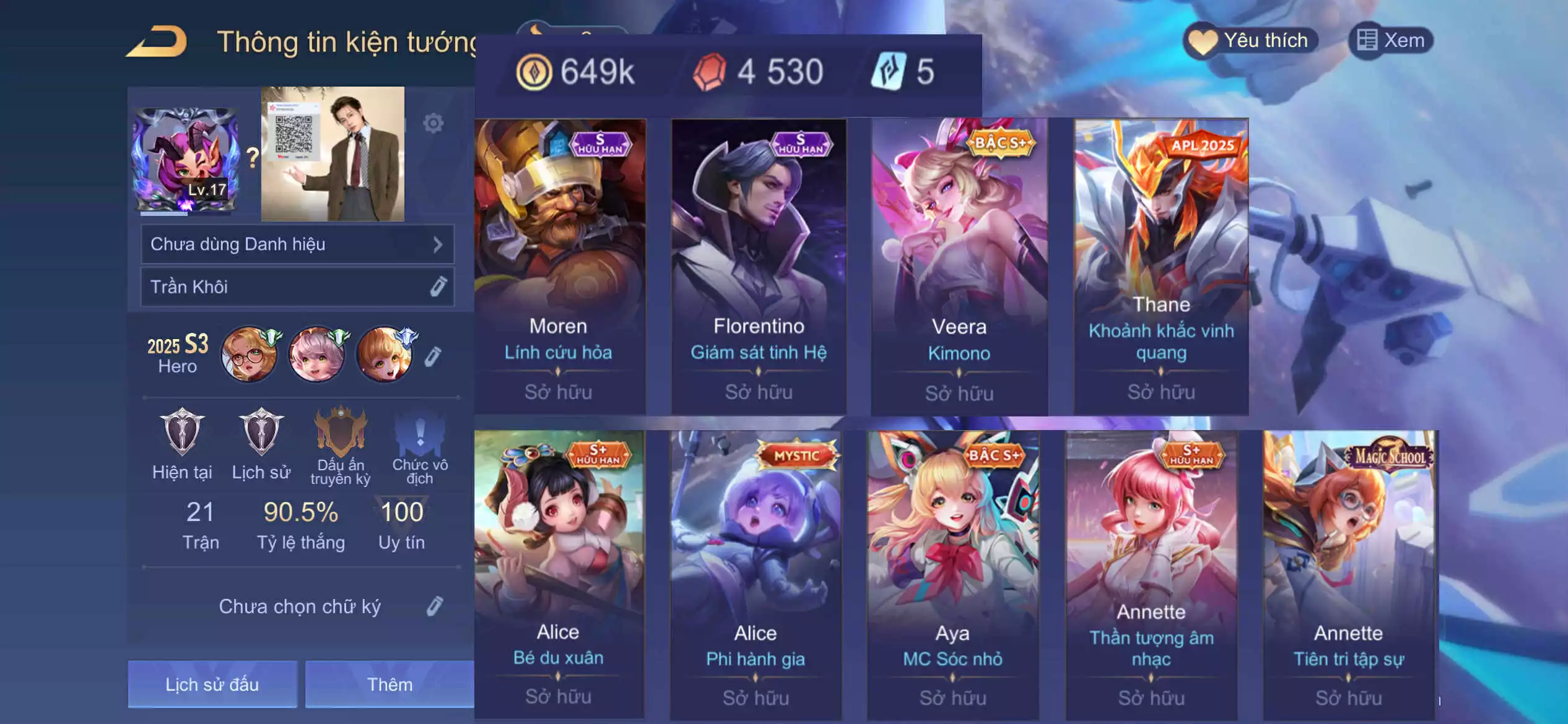 Veera Kimono, Aya MC Sóc nhỏ, Alice Tiểu tiên tử ... Trắng Thông Tin, KLK