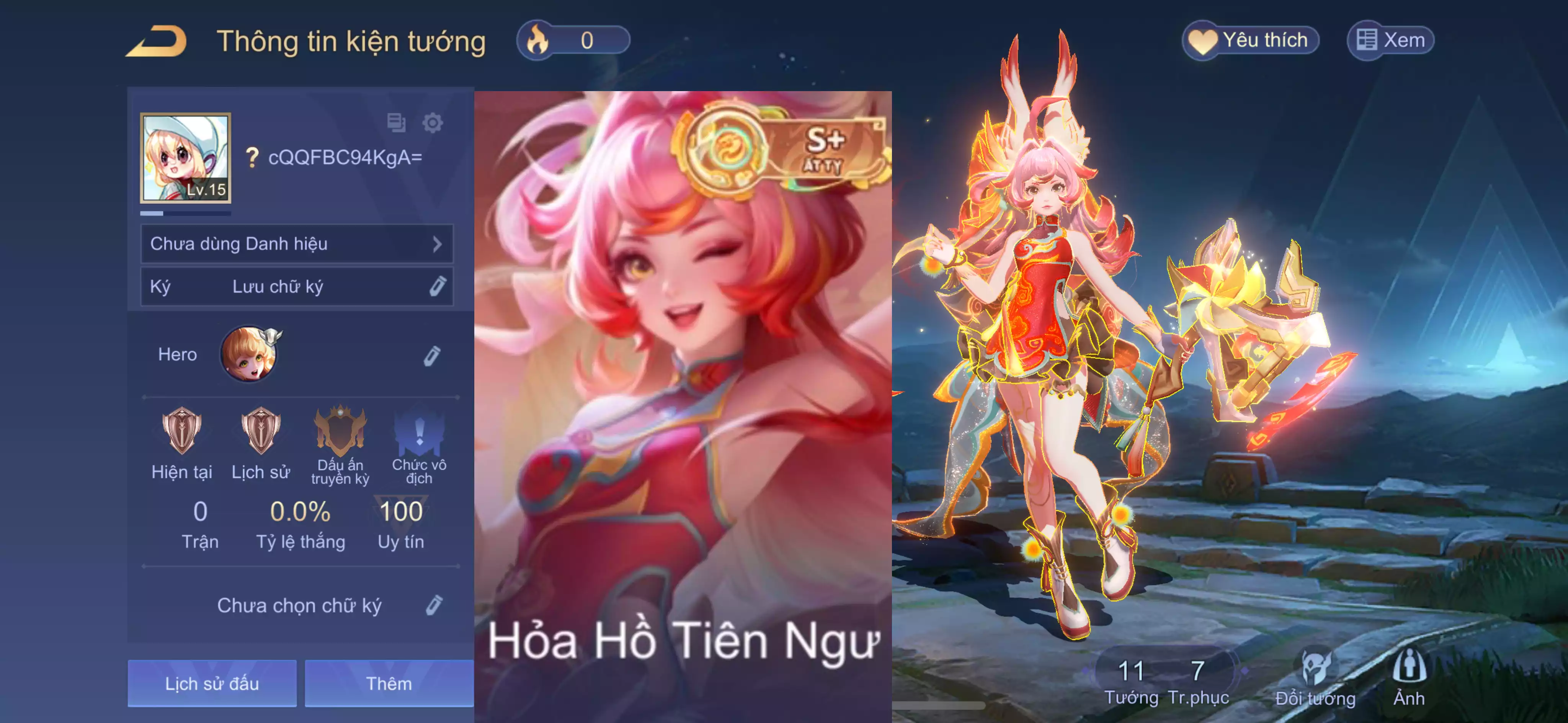 Aya Hoả Hồ Tiên Ngư,...Trắng all thông tin