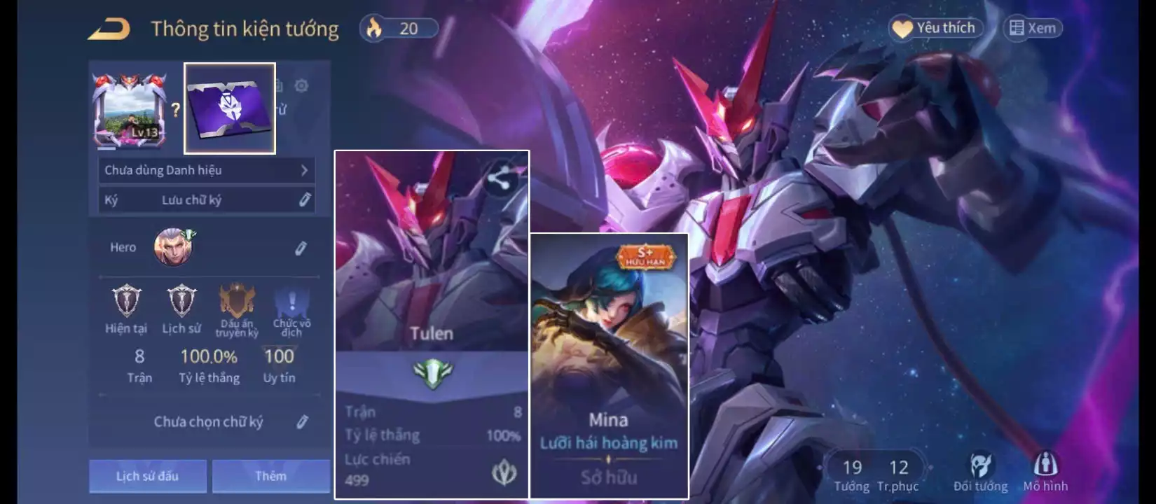 Tulen Thần sứ ST.L-79 ... Trắng Thông Tin, KLK
