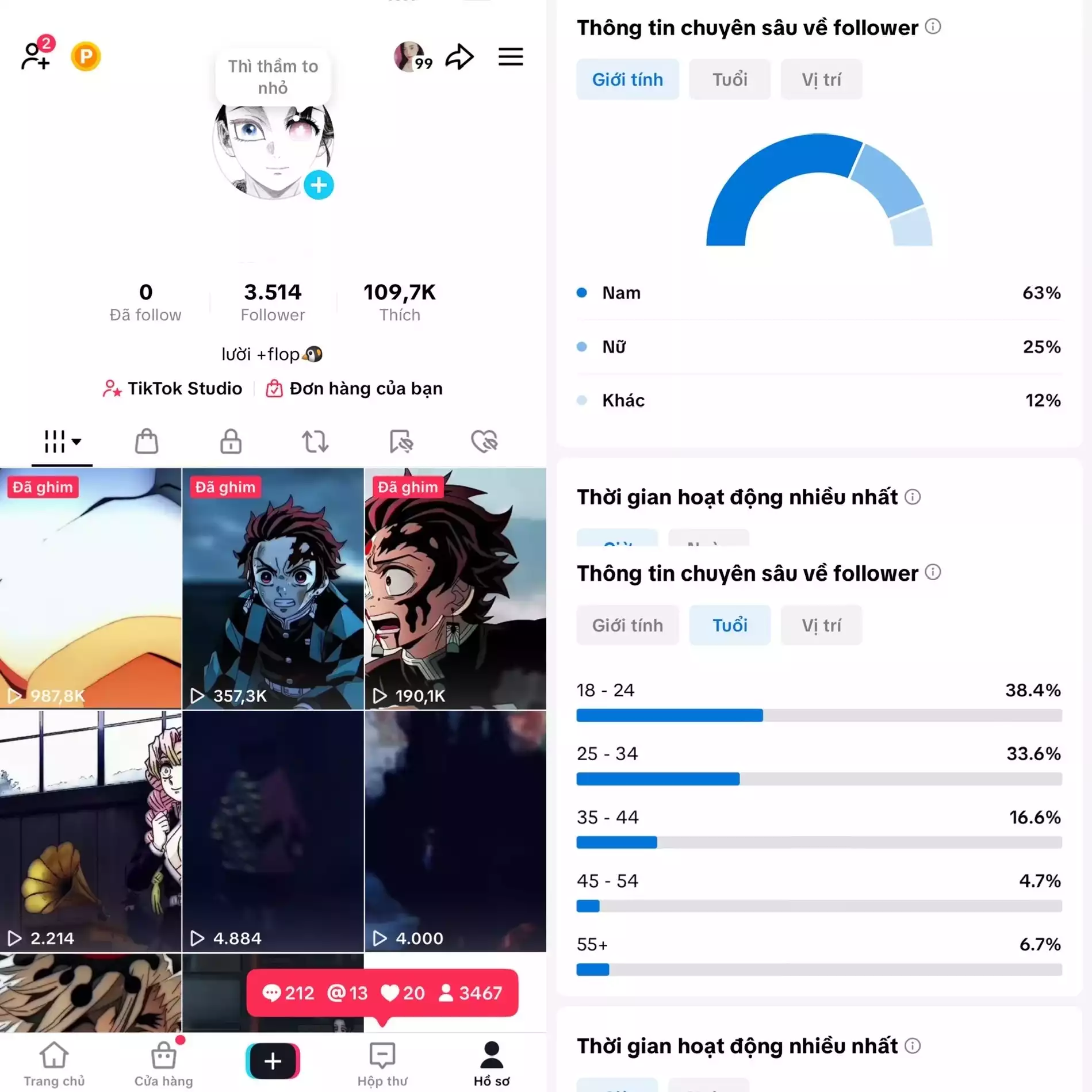 Ảnh Tài khoản người dùng, đầy đủ chức năng, đổi được tên, id, username. Hỗ trợ liên kết và bảo mật thông tin chính chủ khi mua tài khoản.